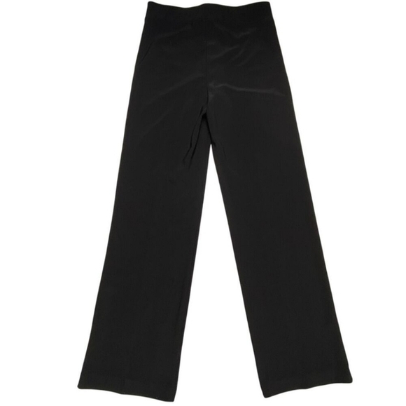 Joseph Ribkoff Black Lined Split Ankle Pull-On Pants Women’s Size 14 Stretch - Picture 2 of 7